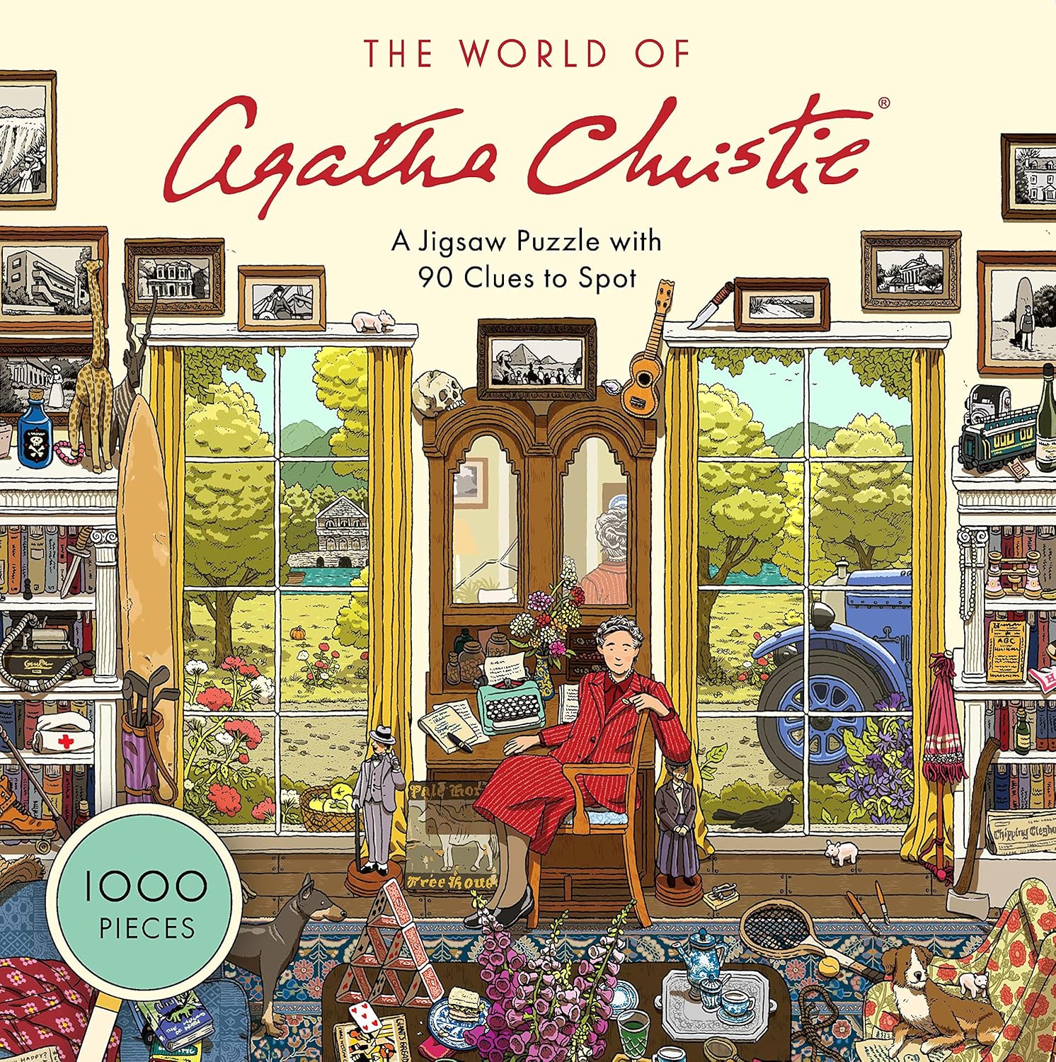 Die Welt von Agatha Christie – 1000-teiliges Puzzle mit Poirot, Miss Marple und klassischen Krimis