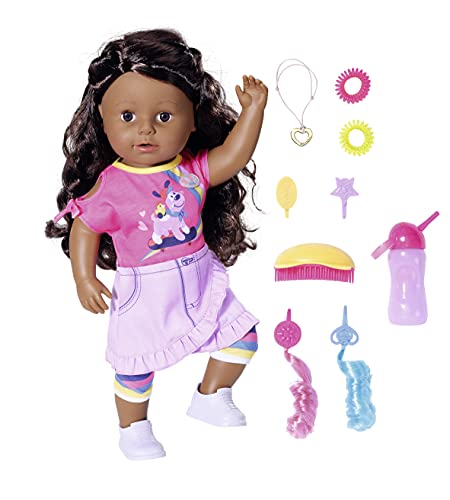 BABY born Sister, 43 cm große Puppe mit echten Tränen und Badezeit-Spiel, ab 4 Jahren