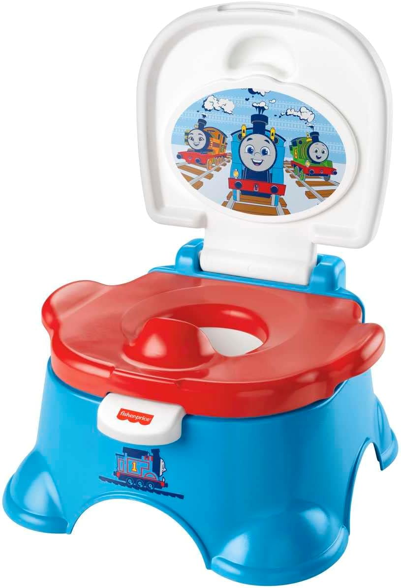 Fisher-Price Thomas & Friends 3-in-1 Töpfchentrainingstoilette mit Tritthocker
