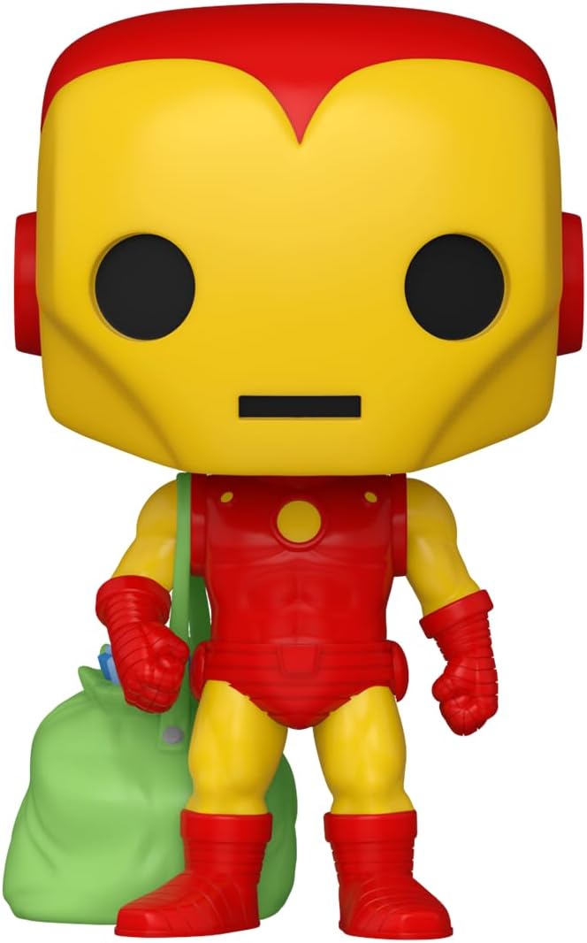 Funko Pop! Marvel: Holiday - Iron Man mit Tasche, Vinylfigur
