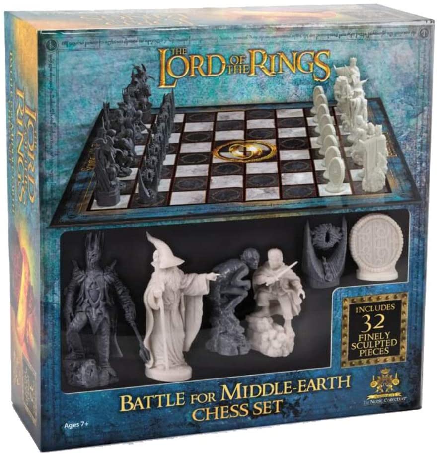 The Noble Collection Der Herr der Ringe Schachspiel Schlacht um Mittelerde