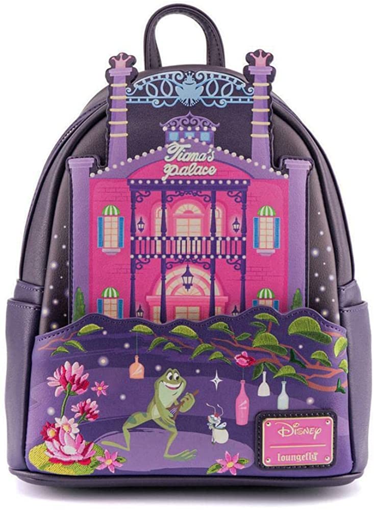 Loungefly Disney Prinzessin und der Frosch Tianas Palast Mini-Rucksack