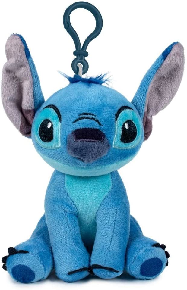 Stitch Sound Plüsch Schlüsselanhänger - Disney Lilo & Stitch 10 cm Blau