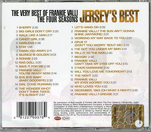 The Four Seasons – Jersey’s Best: Das Allerbeste von Frankie Valli & The Four Seasons, 2-Disc-Audio-CD