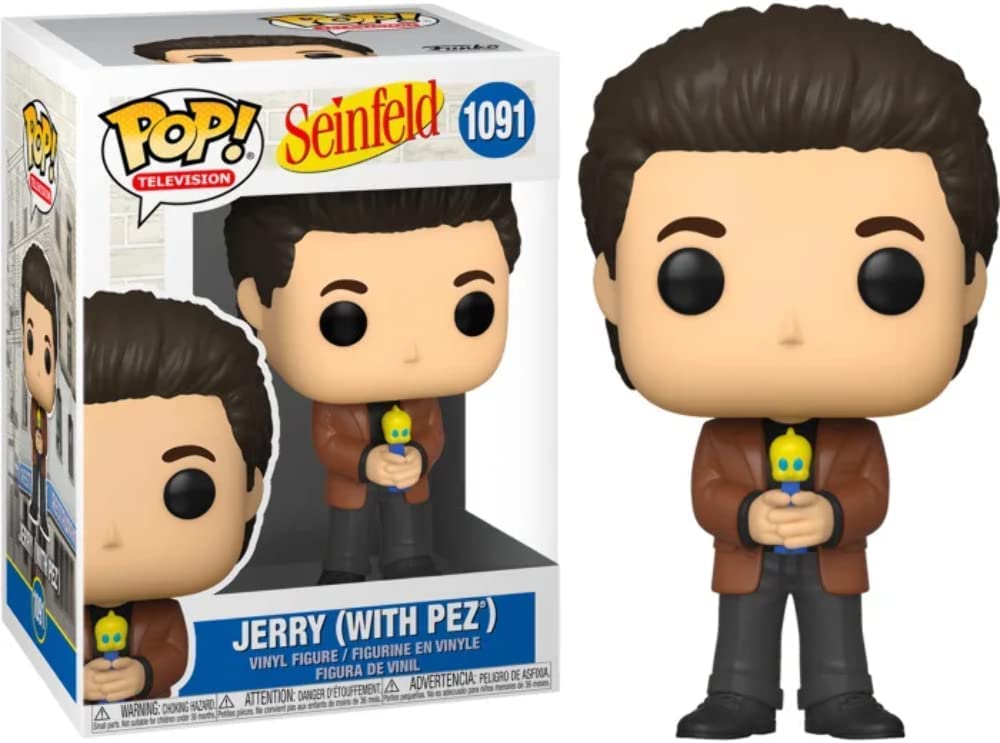 Funko Pop! Television Seinfeld – Jerry mit PEZ-Vinylfigur Nr. 1091