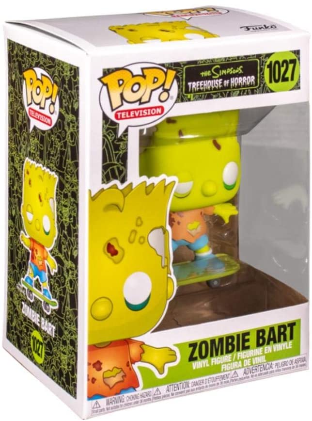 I Simpsons Treehouse of Horror Zombie Bart Funko 50139 Pop! Vinile #1027