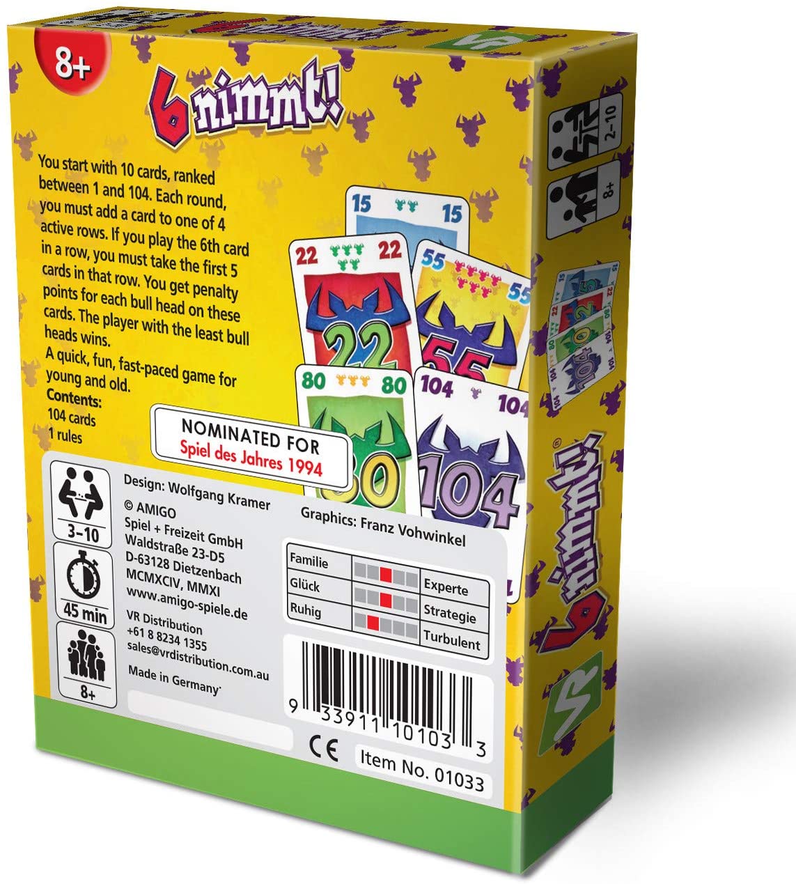 Amigo 6 Nimmt Kartenspiel
