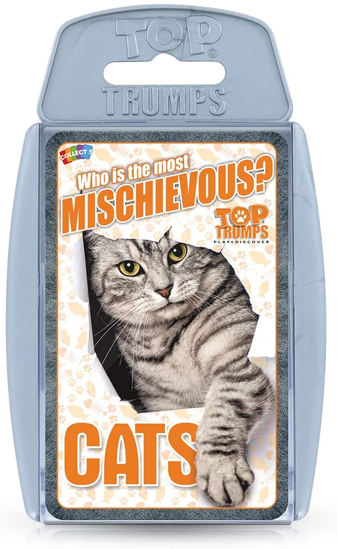 Top Trumps Cats – Wer ist am schelmischsten? Kartenspiel