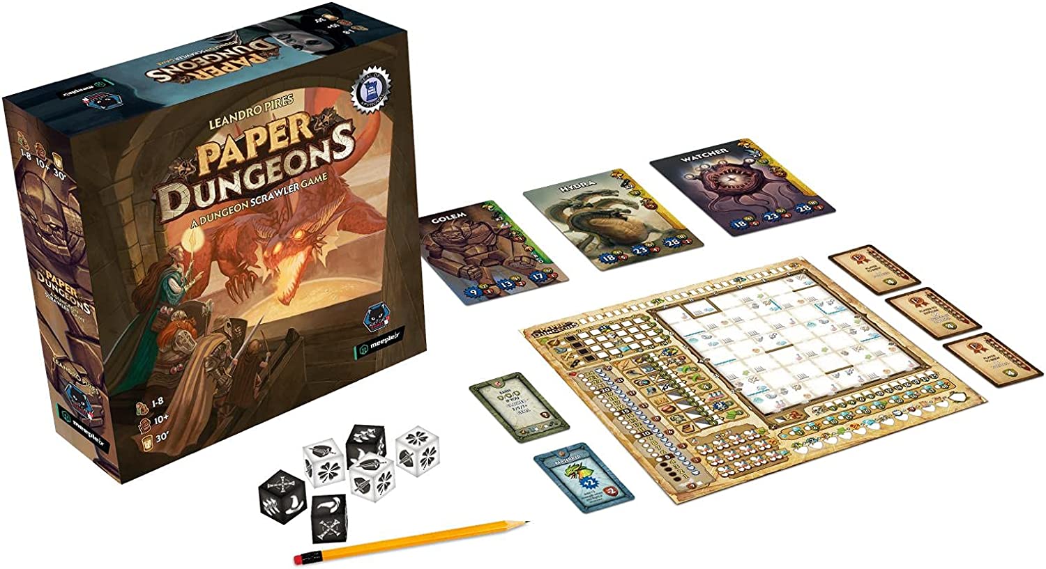 Alley Cat Games Paper Dungeons Brettspiel