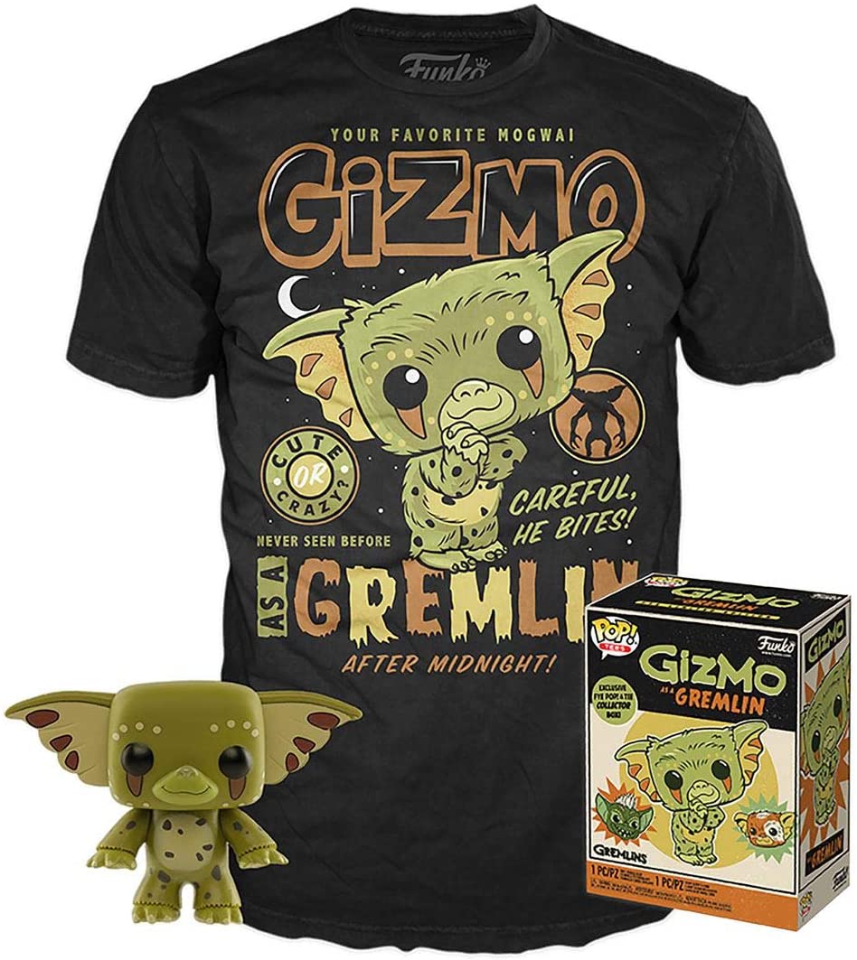 Funko Pop! Gremlins – Gizmo Vinylfigur & T-Shirt-Set (Heo-exklusiv), Größe M