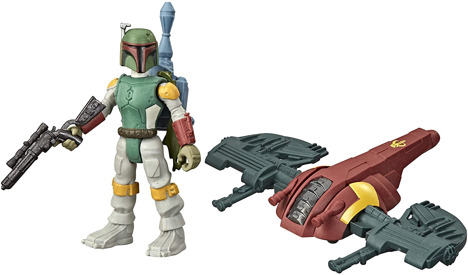 Star Wars Mission Fleet Gear Class Boba Fett Capture in the Clouds 2,5-Zoll-Skala
