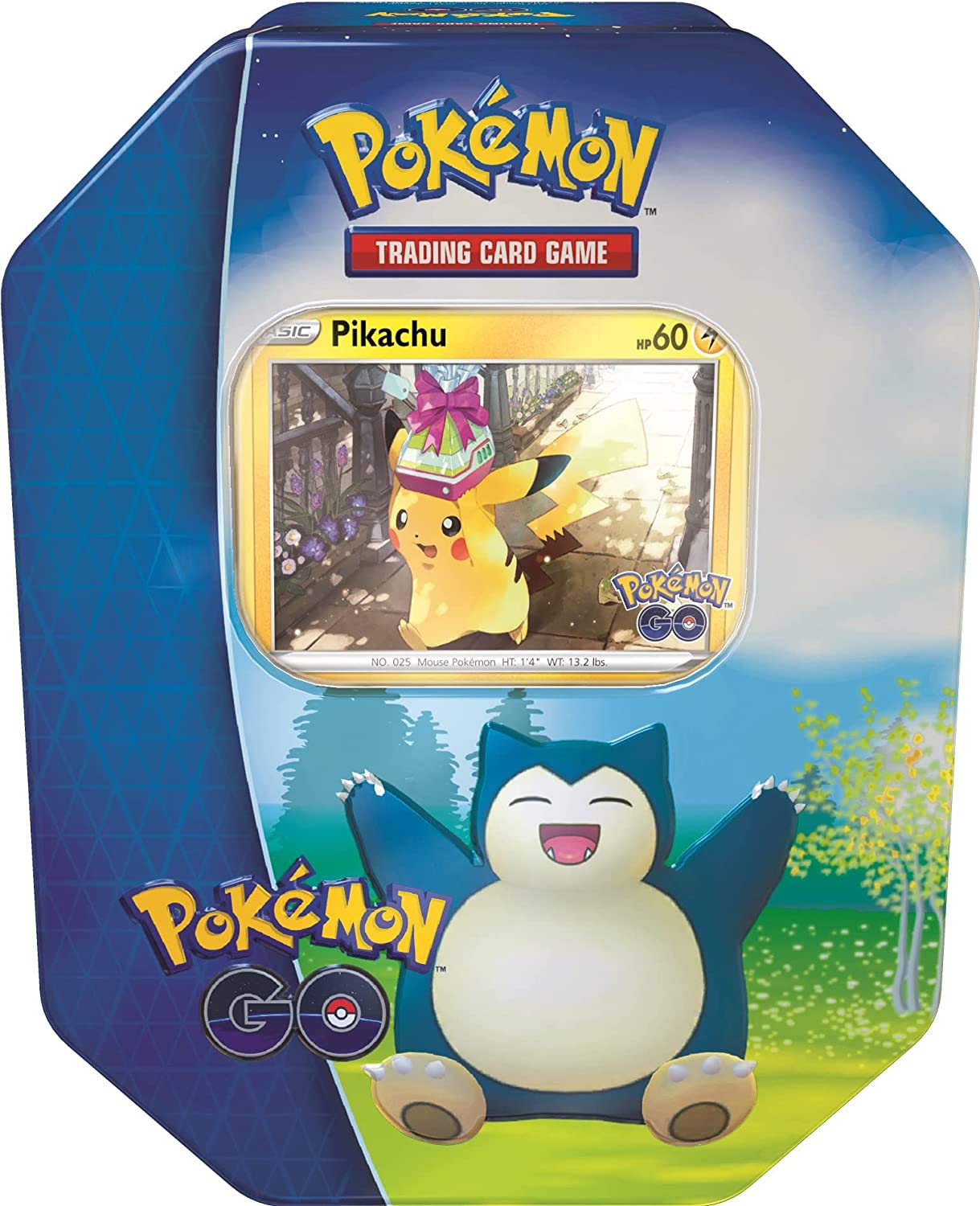 Pokémon-Sammelkartenspiel: Pokémon GO-Dose – Zufälliges Design (Pikachu, Relaxo oder Blissey)