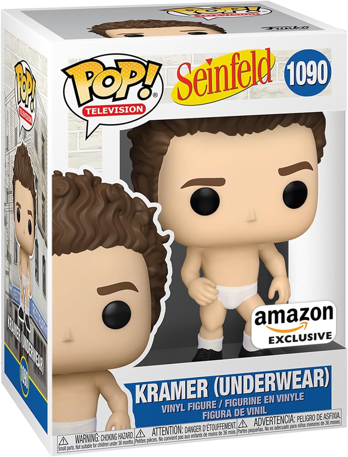 Funko Pop! TV Seinfeld - Kramer in Unterwäsche Vinylfigur (54683)