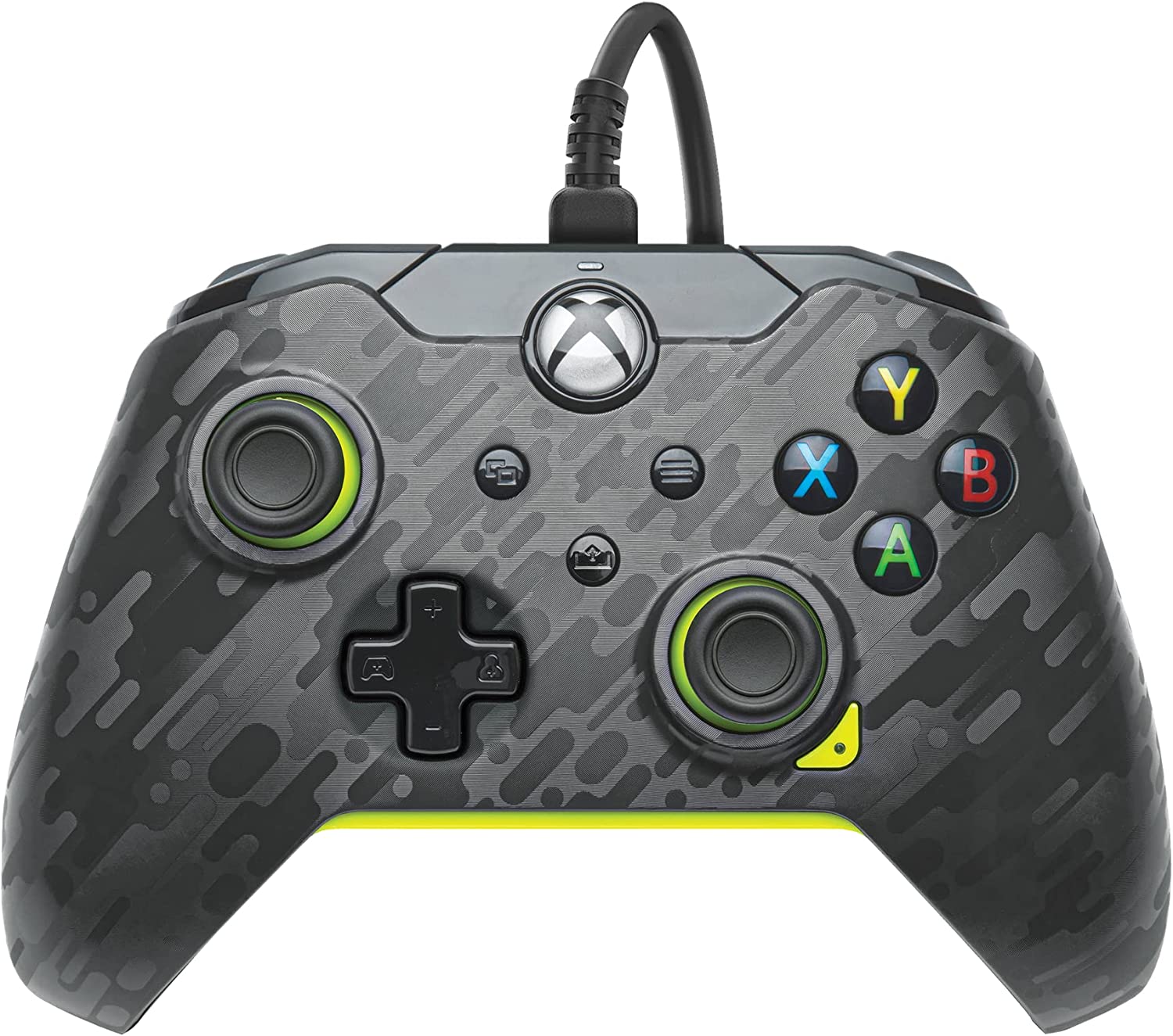 PDP Wired Controller Electric Carbon für Xbox Series X|S, Gamepad, Wired Video G