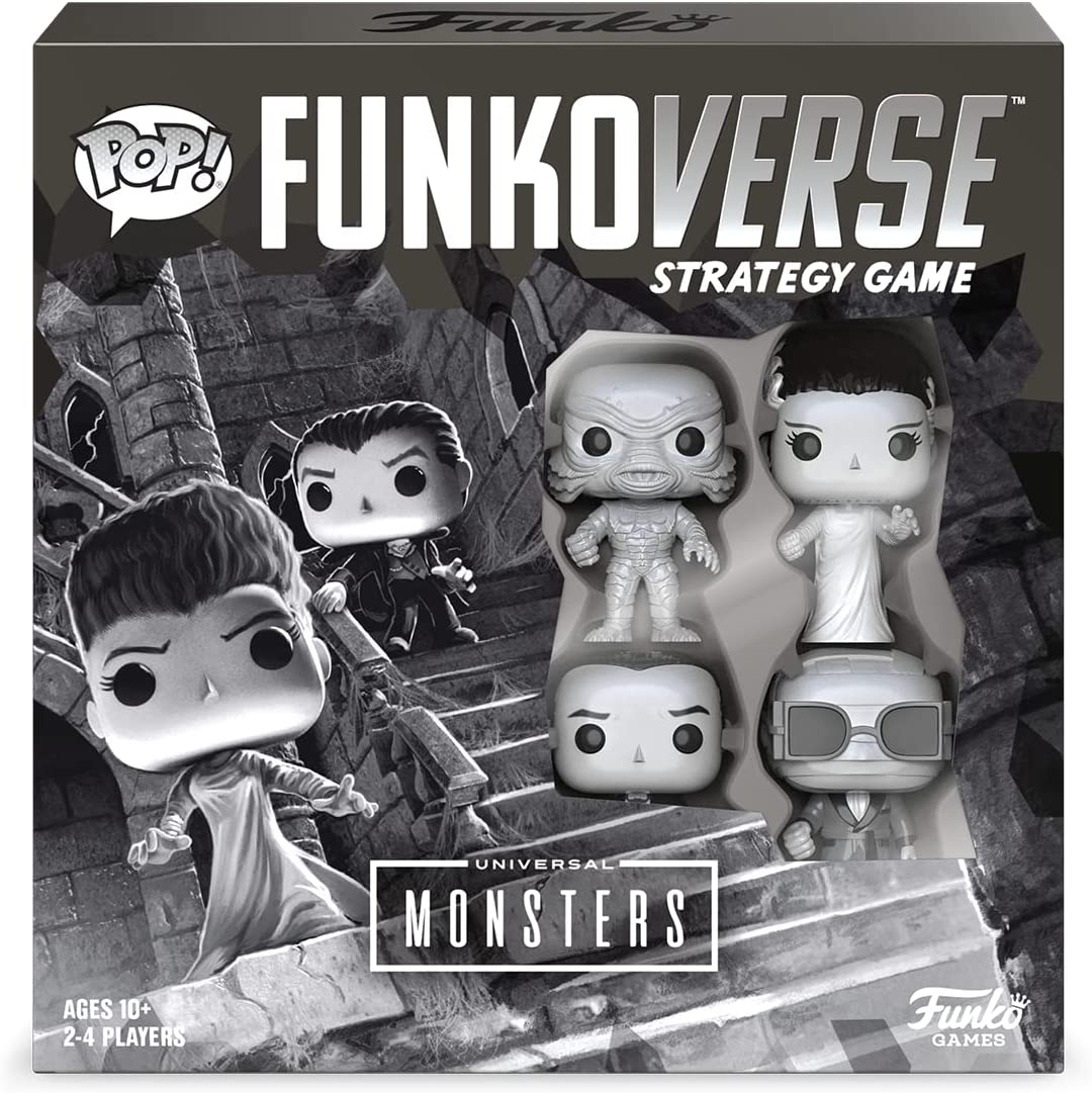 Funko Funkoverse Universal Monsters 4er-Pack Strategiespiel