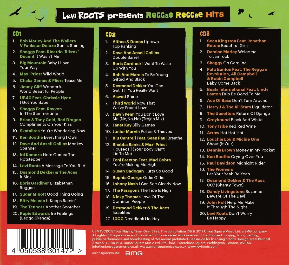 Levi Roots präsentiert – Reggae Reggae Hits Audio-CD