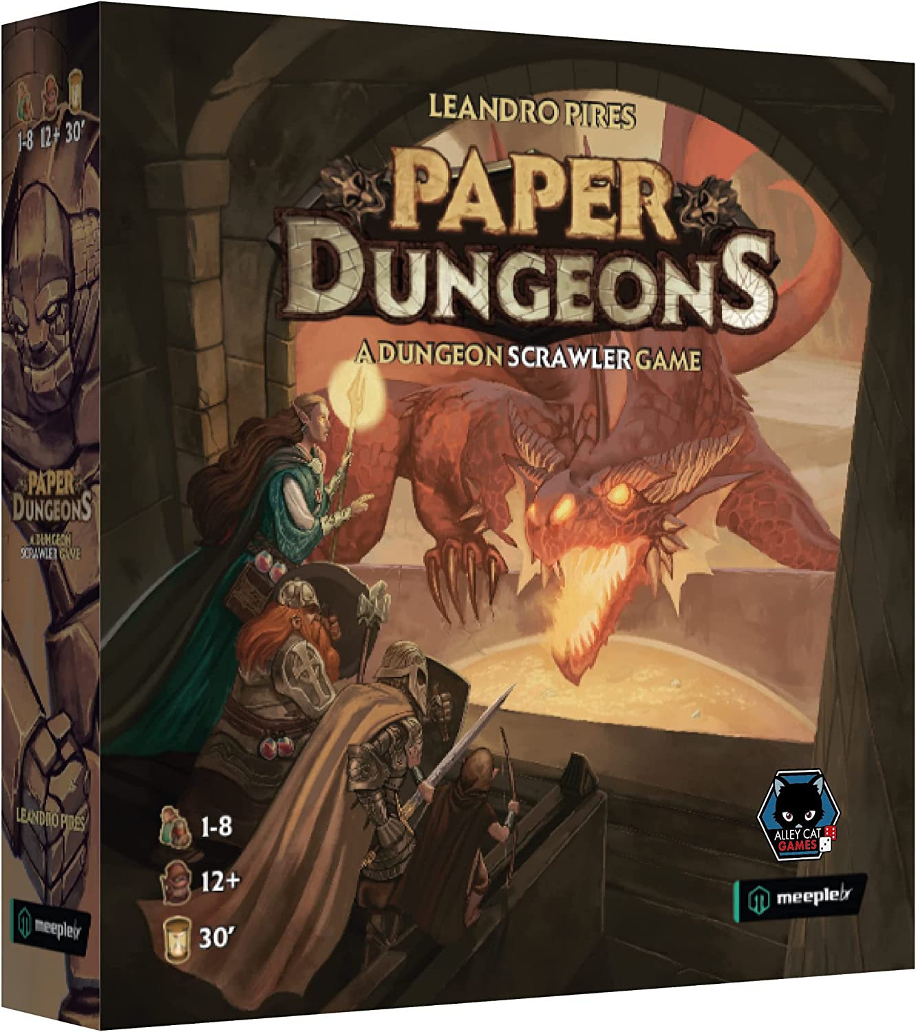 Alley Cat Games Paper Dungeons Brettspiel