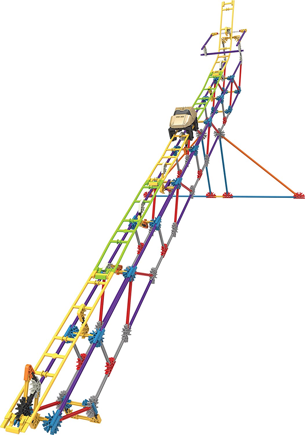 K"nex STEM Explorations Achterbahn-Bausatz – Motorisiertes Lernspielset für Kinder ab 8 Jahren