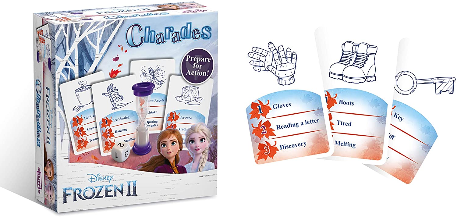 Disney Frozen 2 Charades Kartenspiel Kinder & Familien