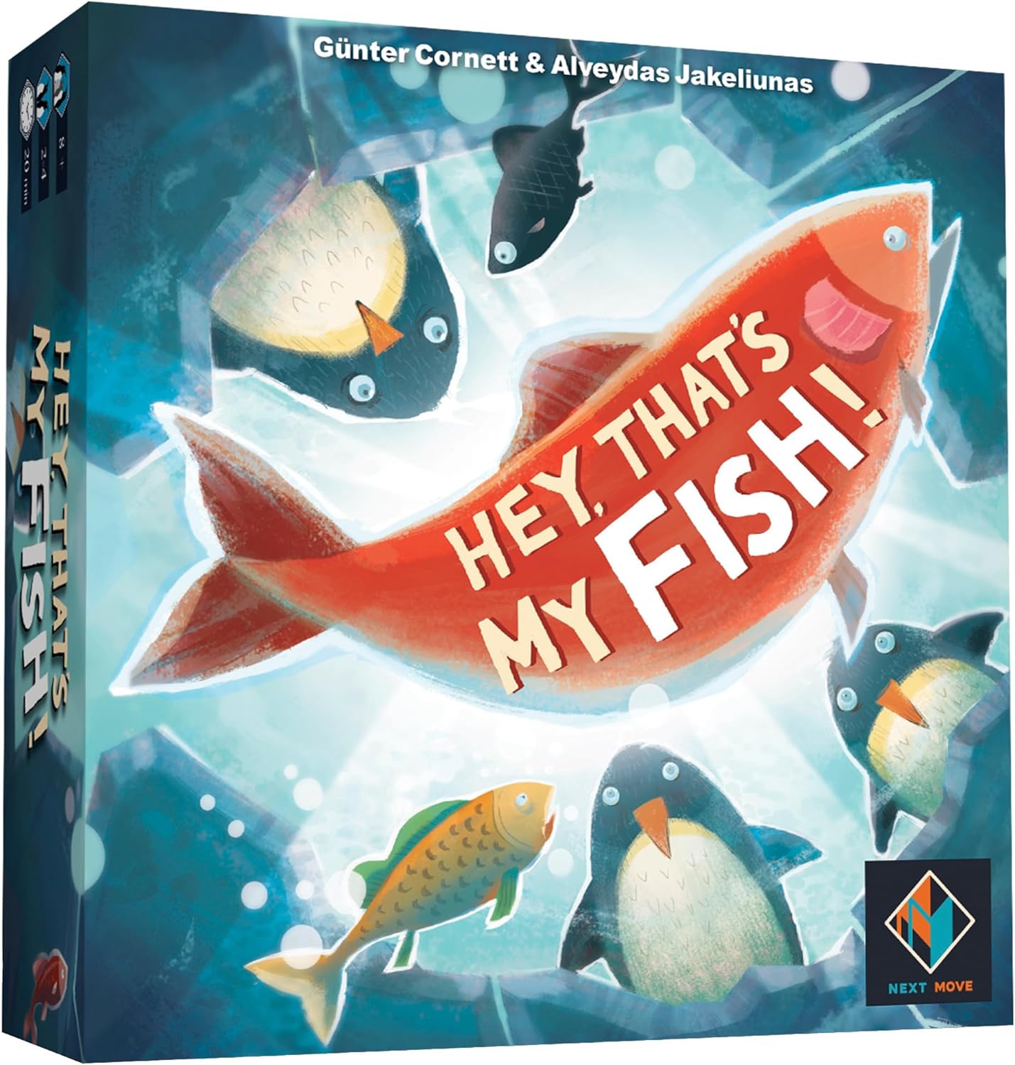 Hey, das ist mein Fisch! Brettspiel – Ein strategisches Pinguin-Angelabenteuer-Brettspiel
