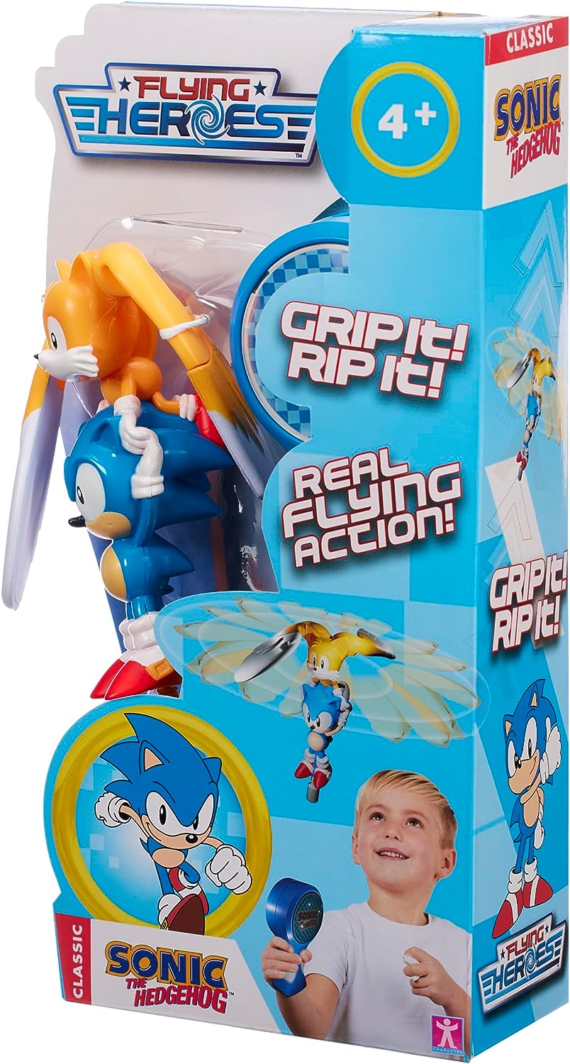 Flying Heroes Sonic und Tails – Actionfiguren-Spielset für Kinder ab 4 Jahren
