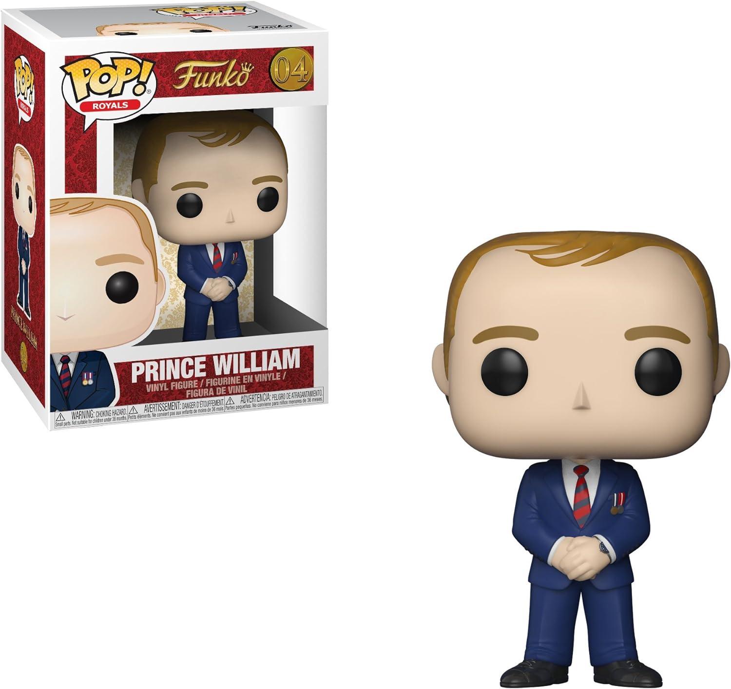 Funko POP! Königliche Familie – Prinz William, Herzog von Cambridge – Vinyl-Sammelfigur