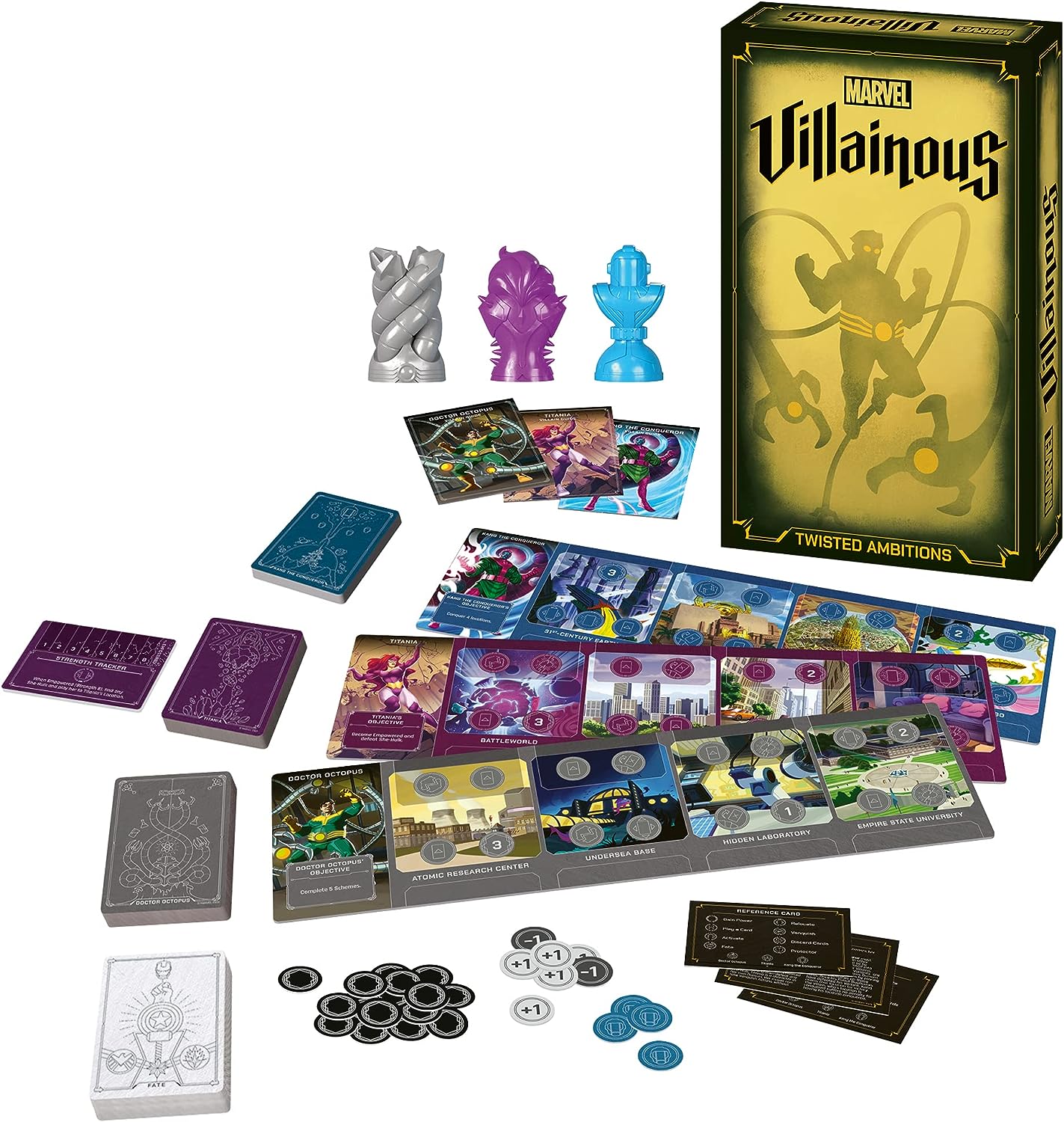 Ravensburger Marvel Villainous Twisted Ambitions Strategie-Brettspiel