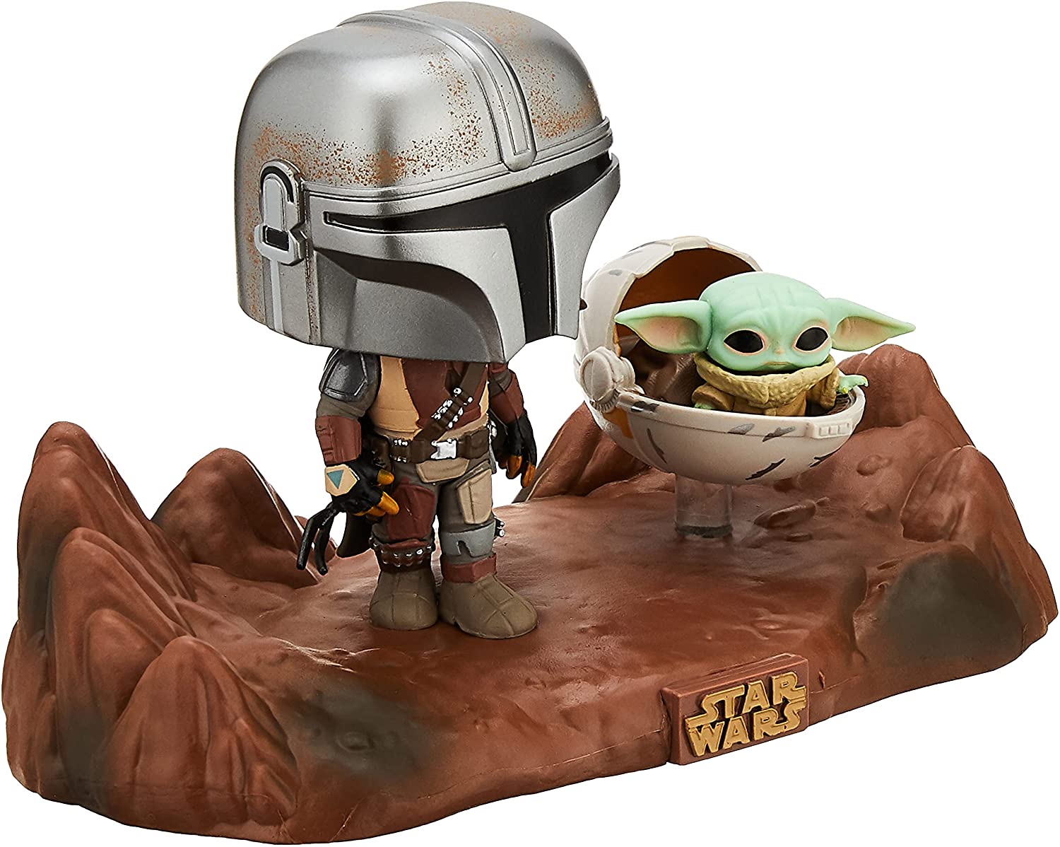 Funko Pop! Movies Star Wars - The Mandalorian mit Kind Vinylfigur #390