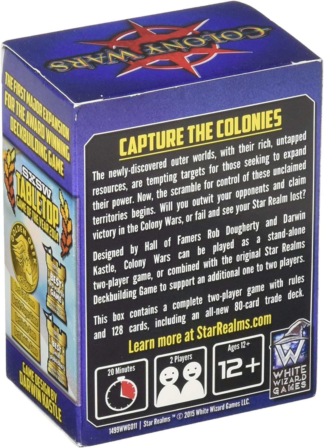 White Wizard Games Star Realms: Colony Wars Kartenspiel
