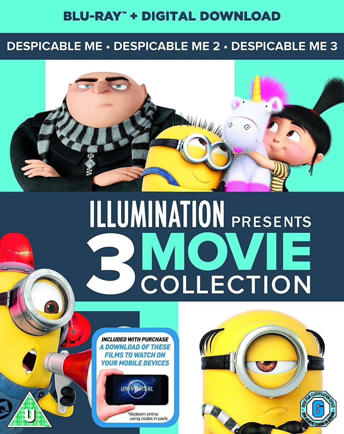 Ich – Einfach unverbesserlich 1-3 Trilogie (2010-2017) - Blu-ray