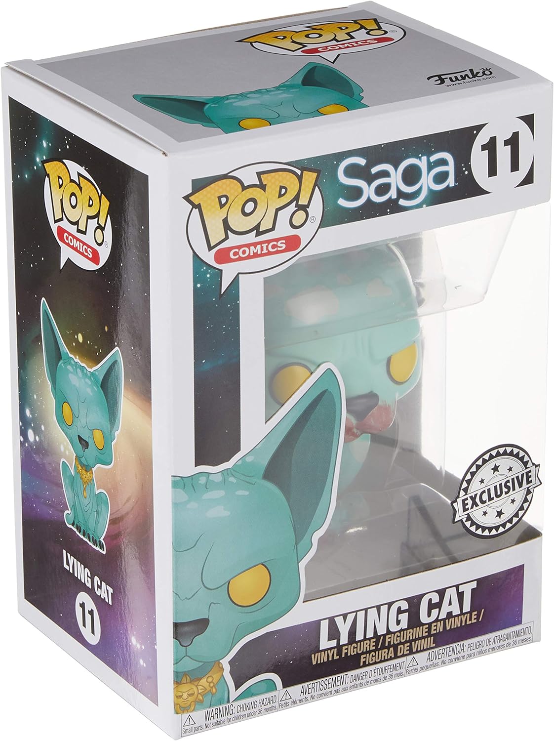 Funko Pop! Vinyl: Saga - Lying Cat (Battle Damaged) Figur (28891)
