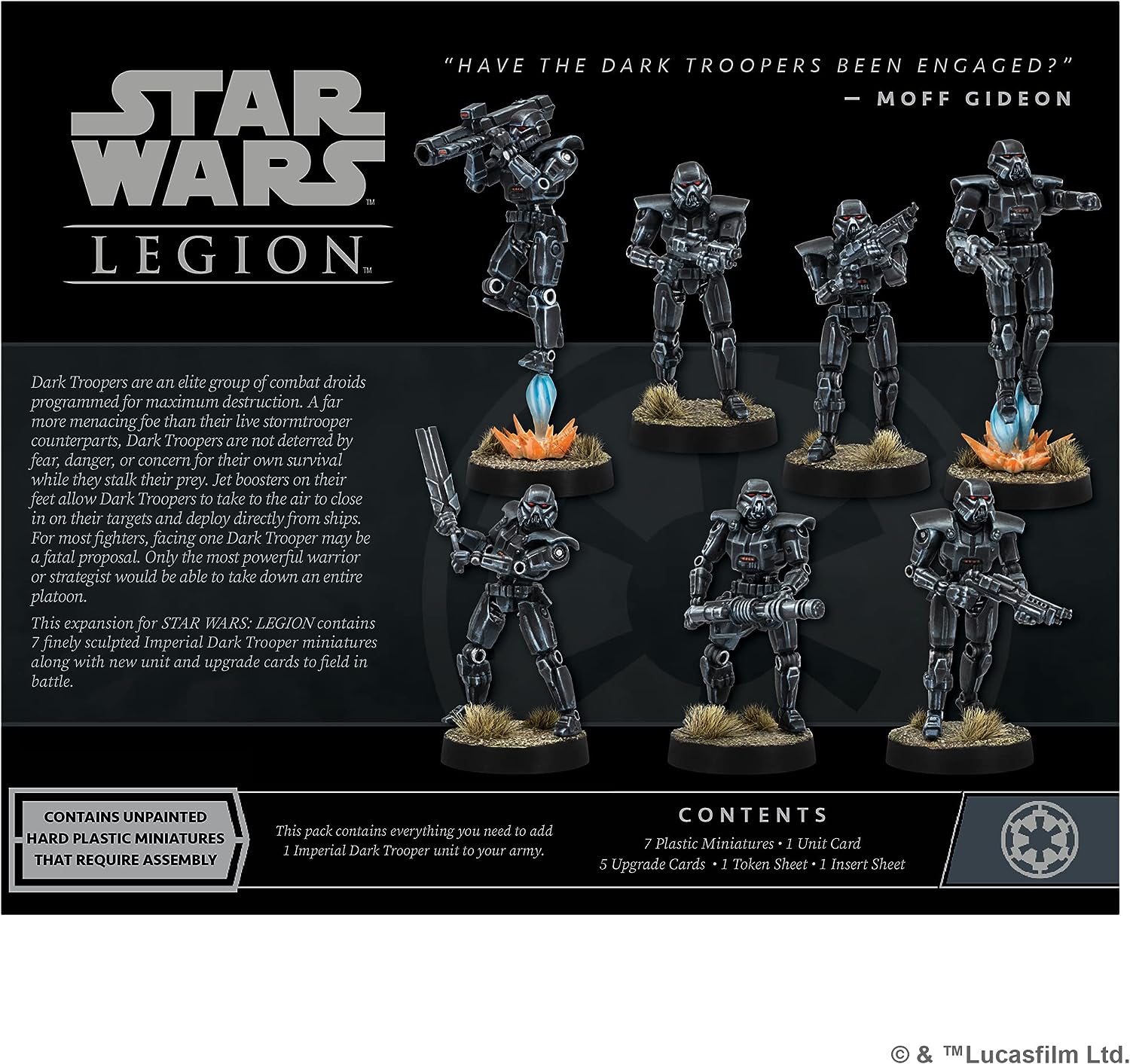 Atomic Mass Games Star Wars Legion Dark Troopers Erweiterung