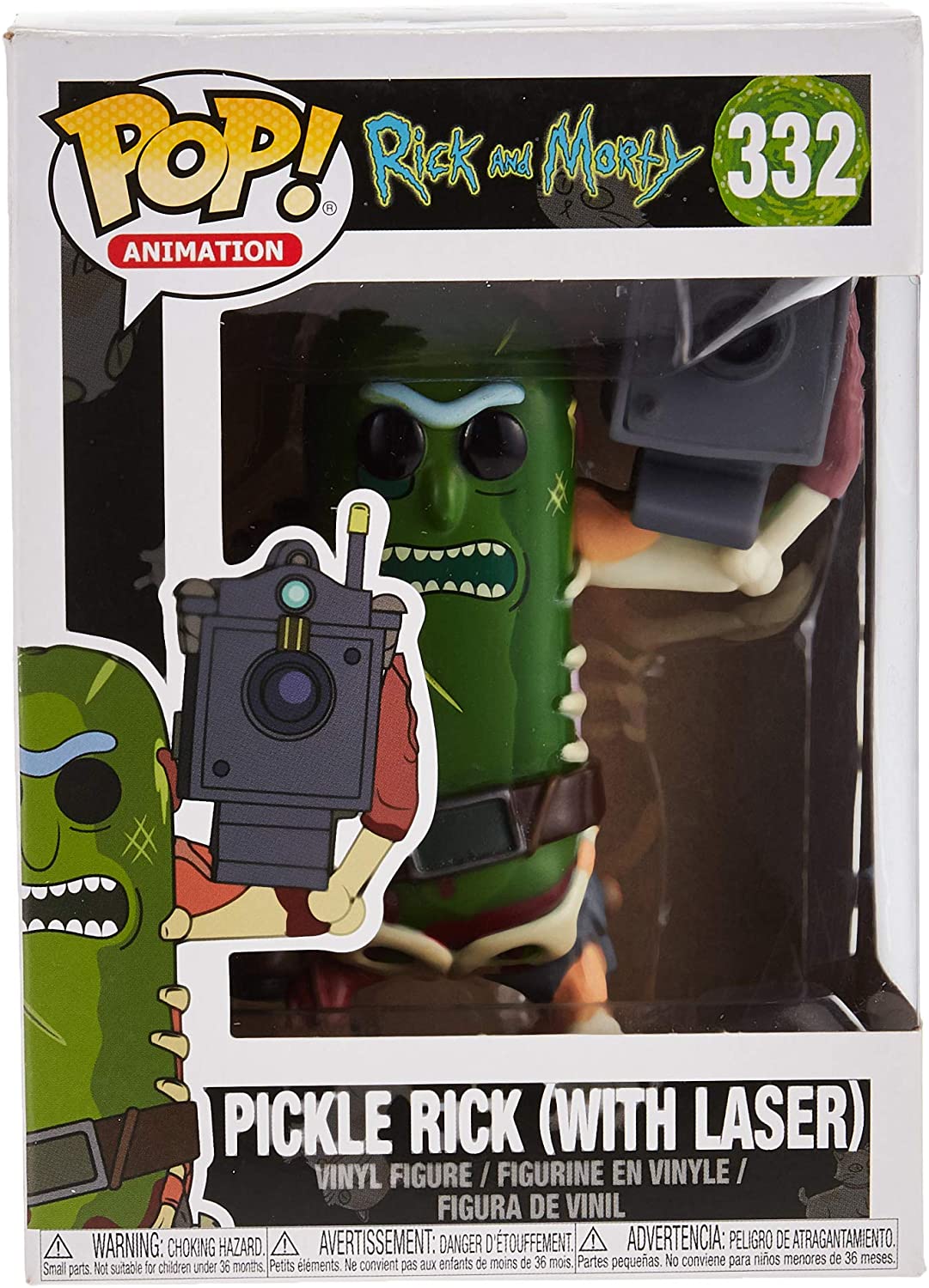 Rick und Morty Pickle Rick mit Laser Funko 27862 Pop! Vinyl #332
