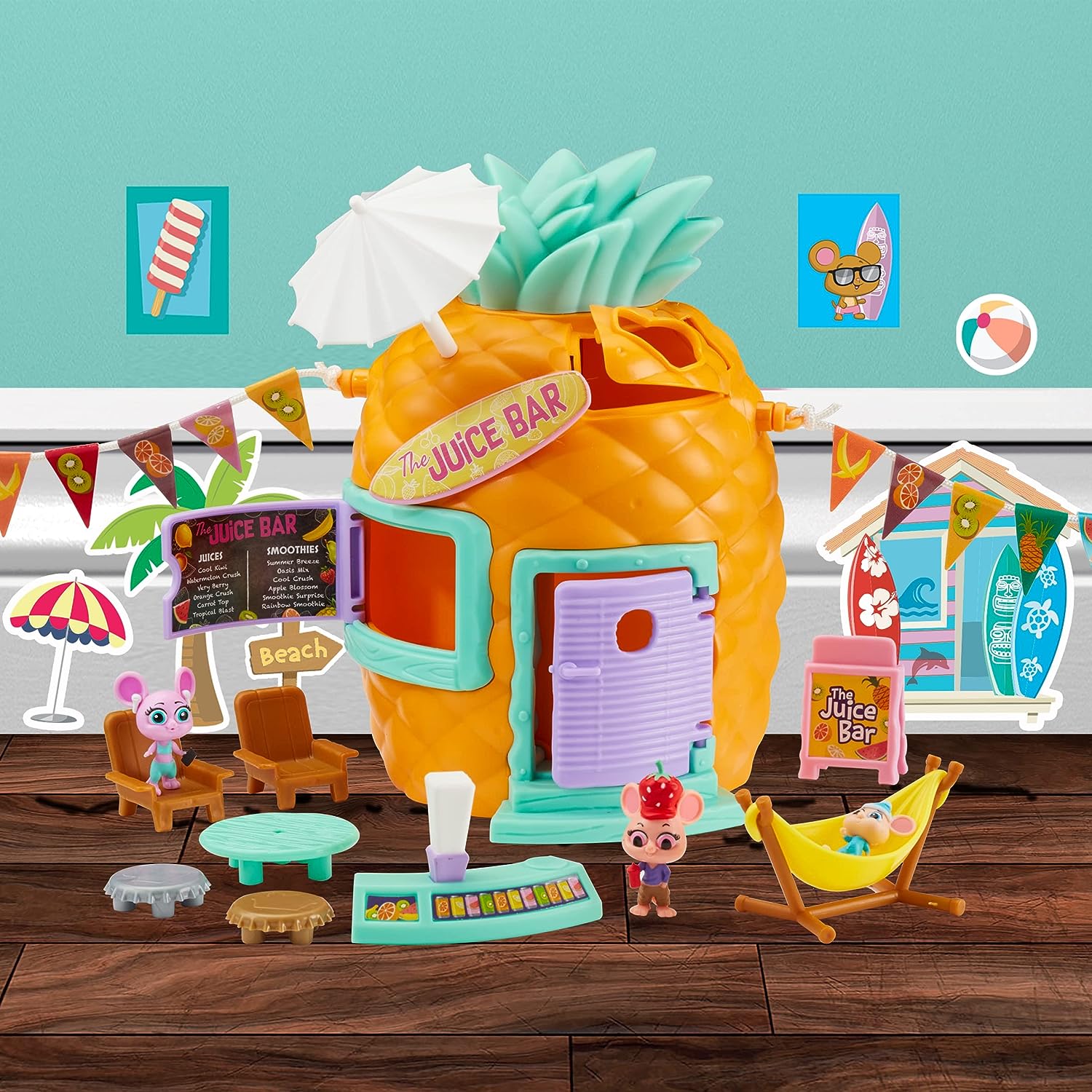 Millie & Friends Ananassaftbar-Spielset – Fantasievolles Spielen für Kinder ab 3 Jahren