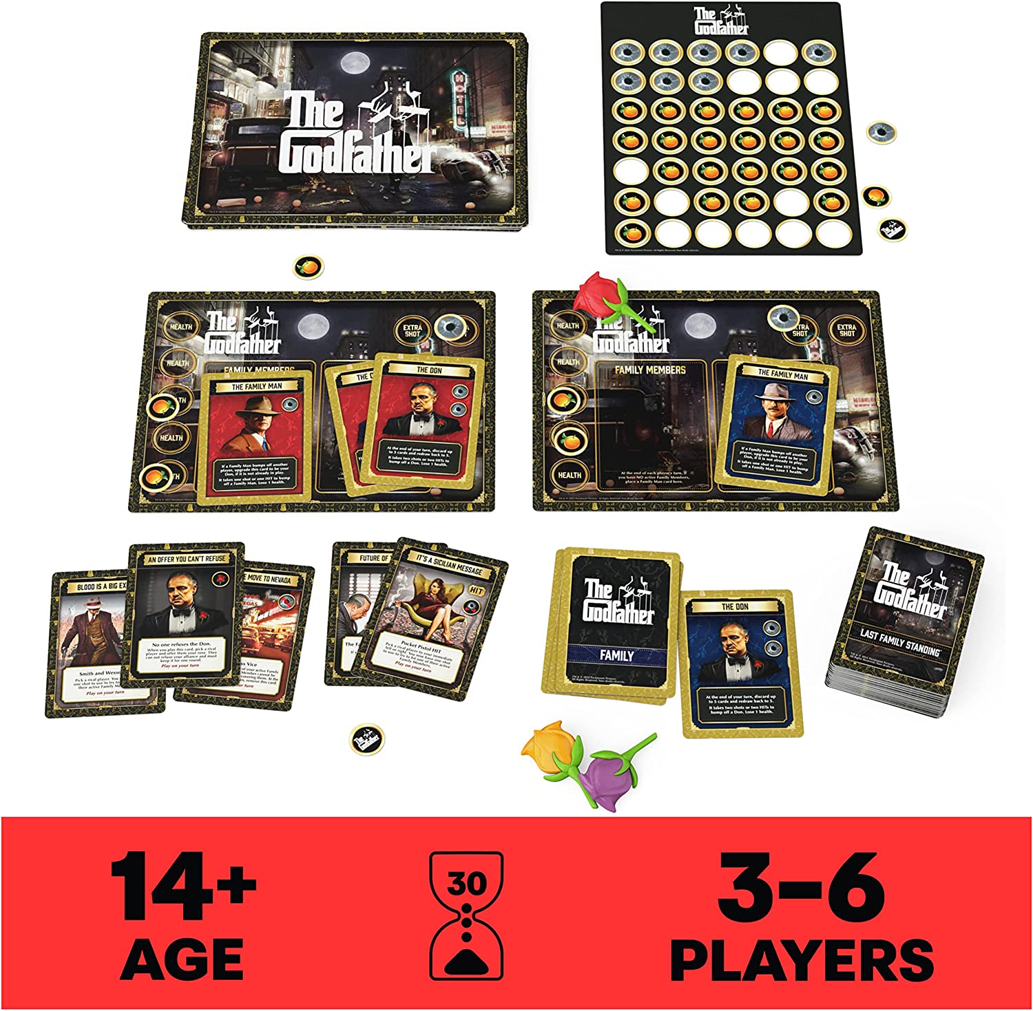 Spin Master Der Pate – Last Family Standing Brettspiel