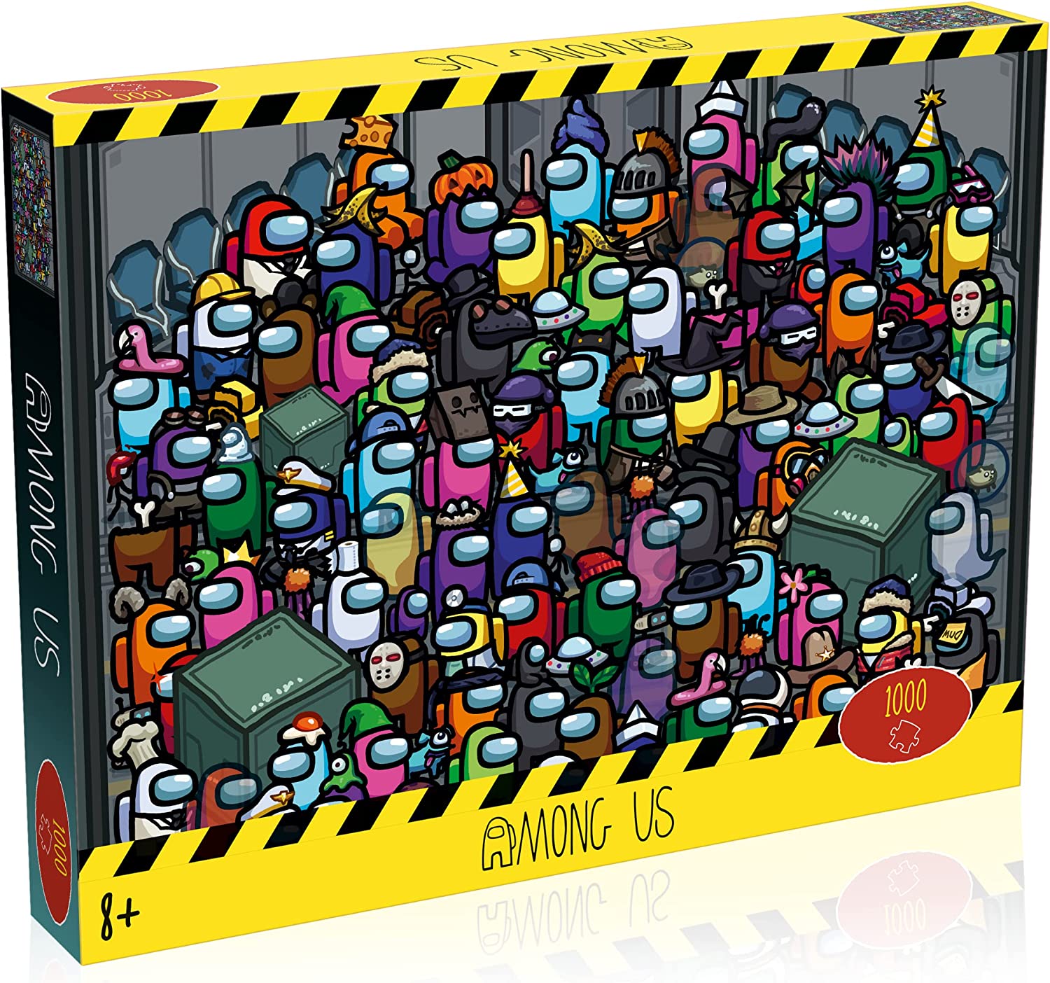 Among Us 1000-teiliges Puzzle – Offiziell lizenzierte Crime Scene Challenge, ab 8 Jahren
