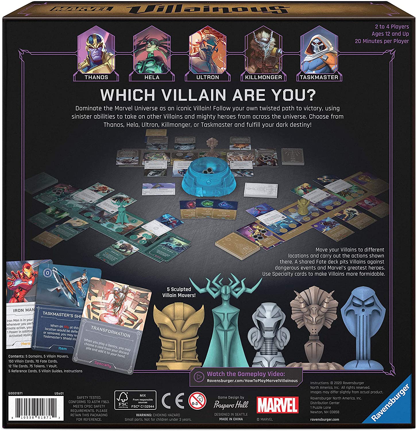 Ravensburger Marvel Villainous: Unendliche Macht Brettspiel