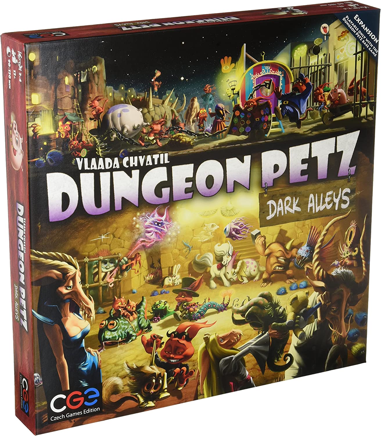 Czech Games Edition Dungeon Petz: Dark Alleys-Erweiterung