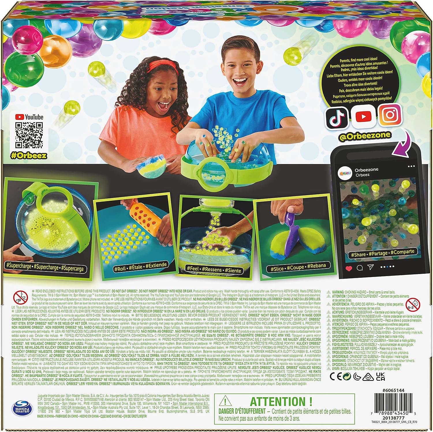 Orbeez Sensation Station – Spielset mit 2000 im Dunkeln leuchtenden und farbigen Wasserperlen