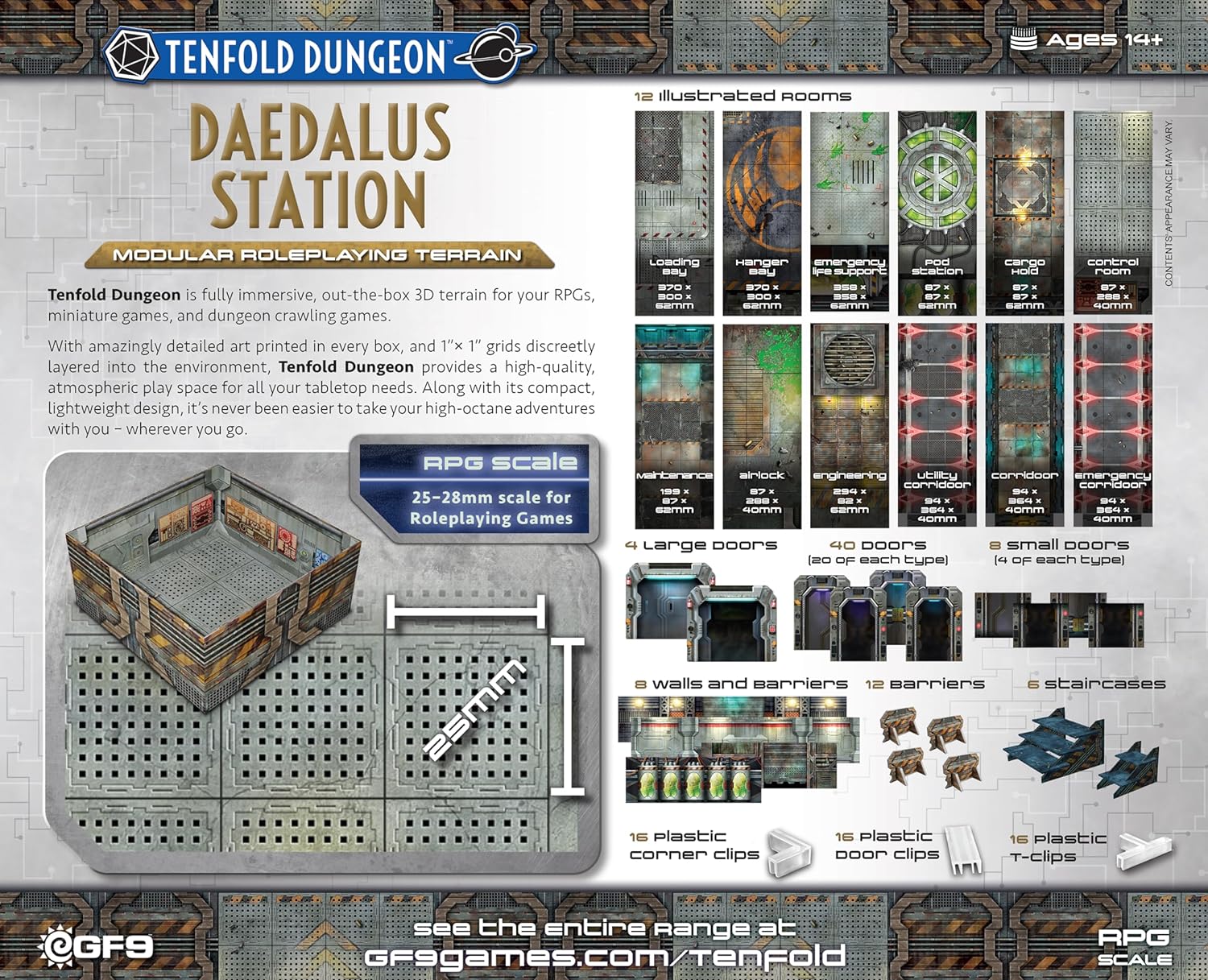 Gale Force Nine – Tenfold Dungeon – Brettspiele der Daedalus Station