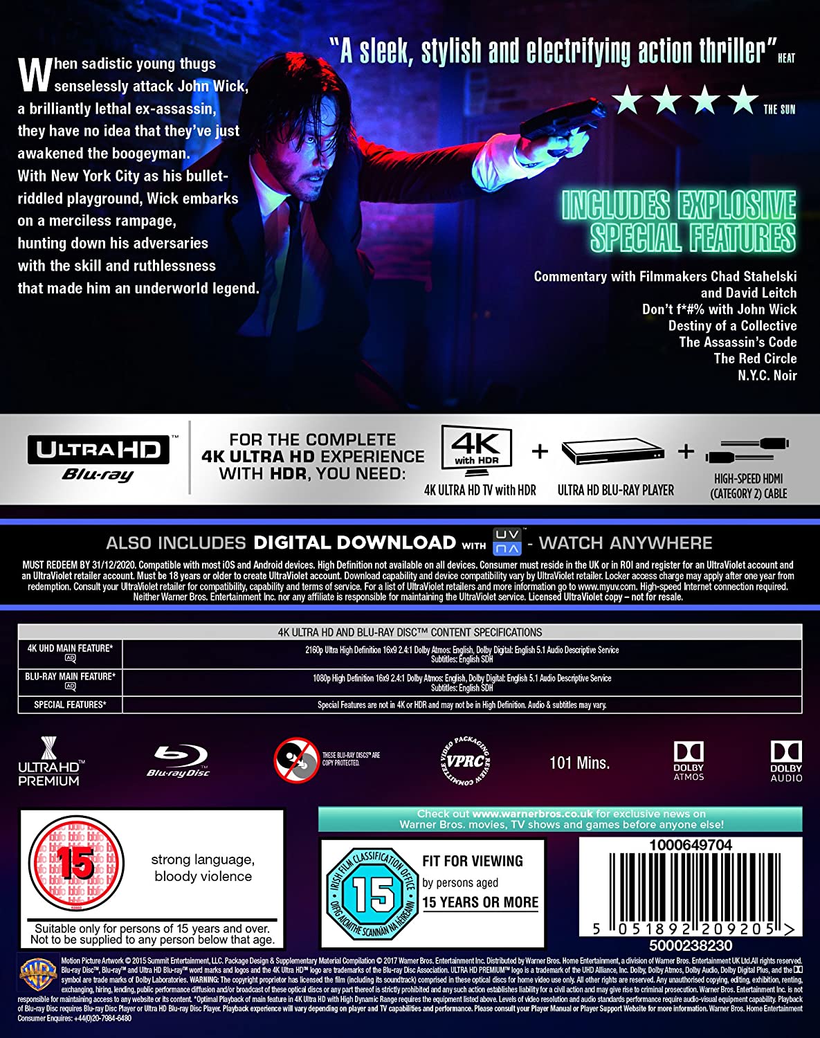 John Wick (2014) – 4K Ultra HD Blu-ray