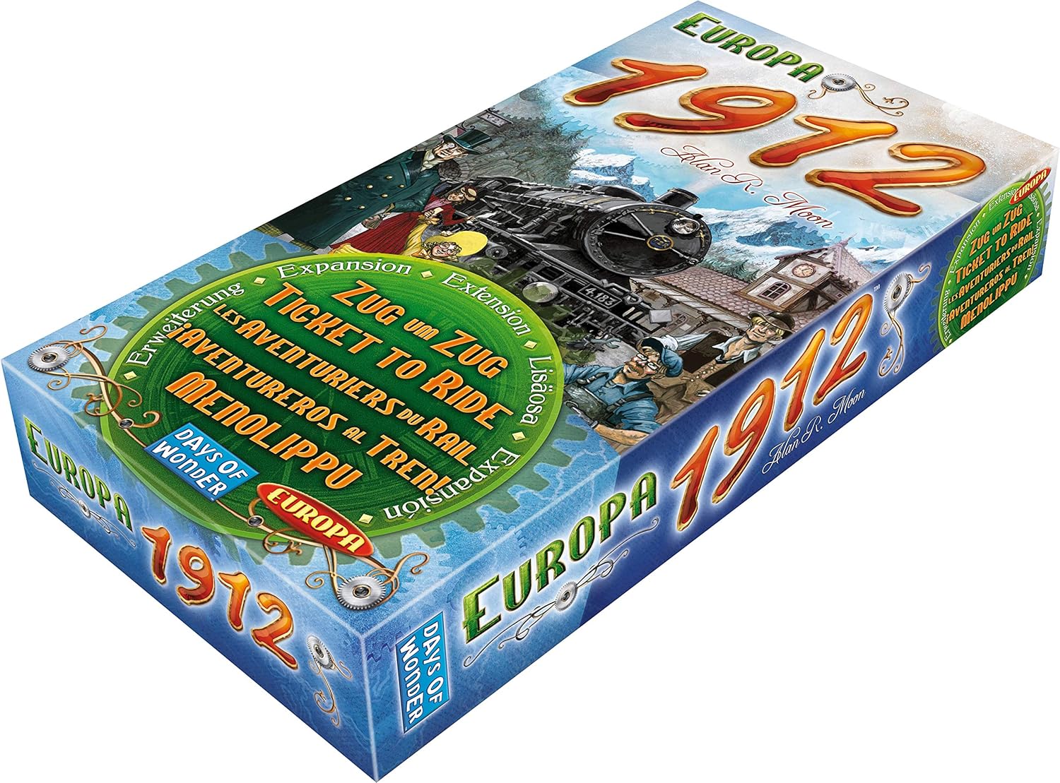 Days of Wonder Ticket to Ride: Europa 1912 Erweiterung – Strategie-Brettspiel für 2-5 Spieler