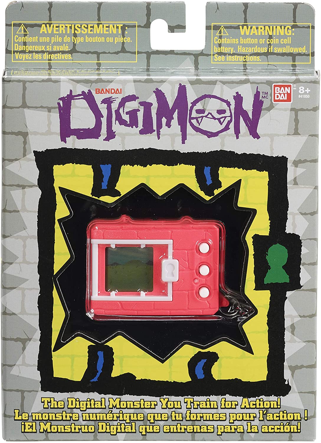Digimon (Original): Neon Red – Virtuelles Monster-Haustier von Tamagotchi, 41861
