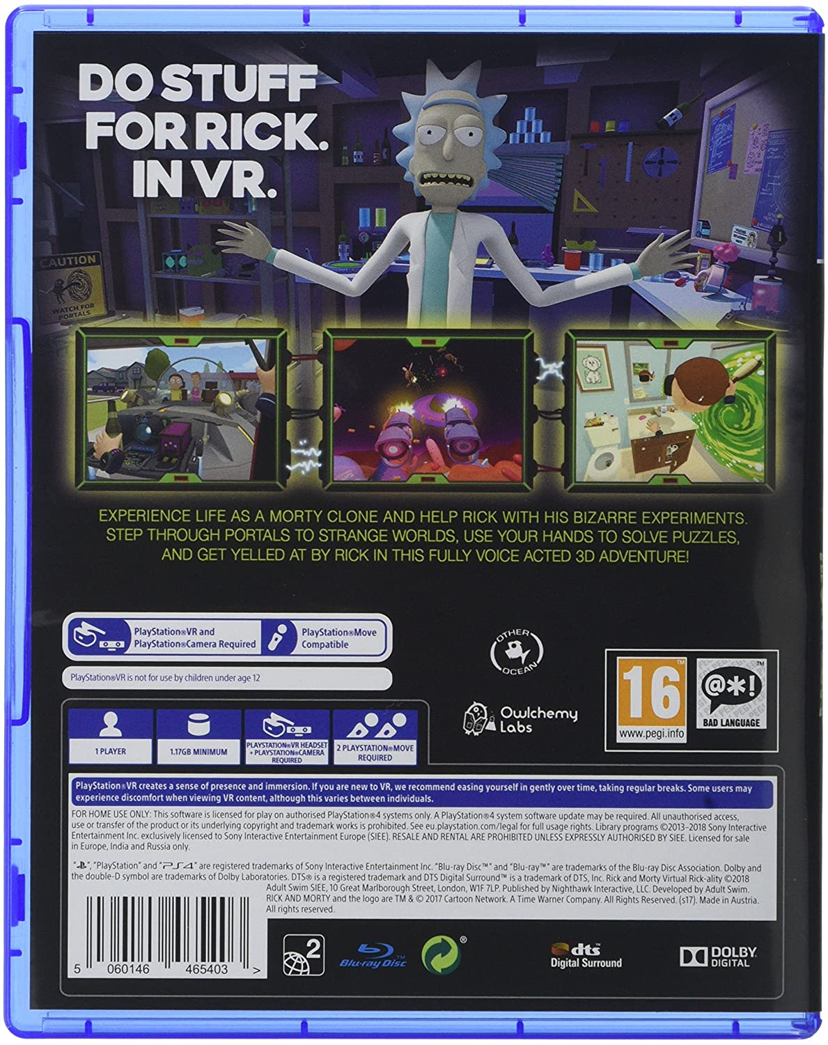Rick and Morty: Virtual Rick-Ality – PS4 Virtual Reality Edition