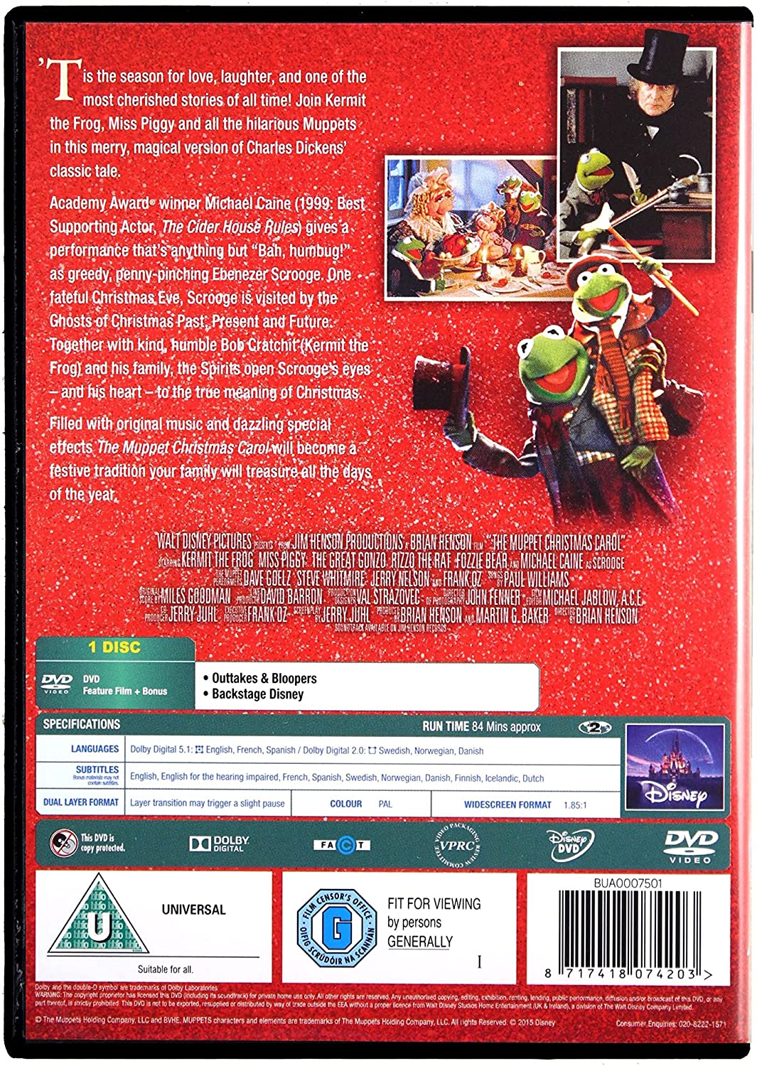 Die Muppets-Weihnachtsgeschichte (1992) - DVD
