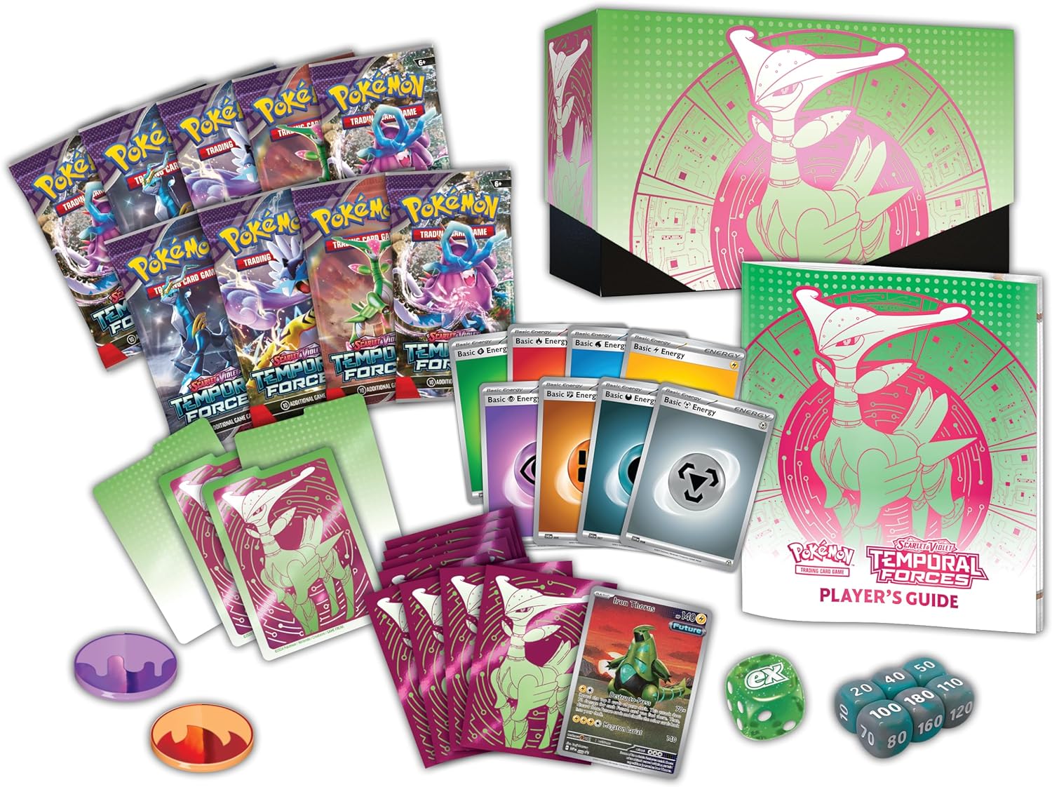 Pokemon – Scarlet & Violet – Zeitkräfte – Elite-Trainerbox – Eisenblätter