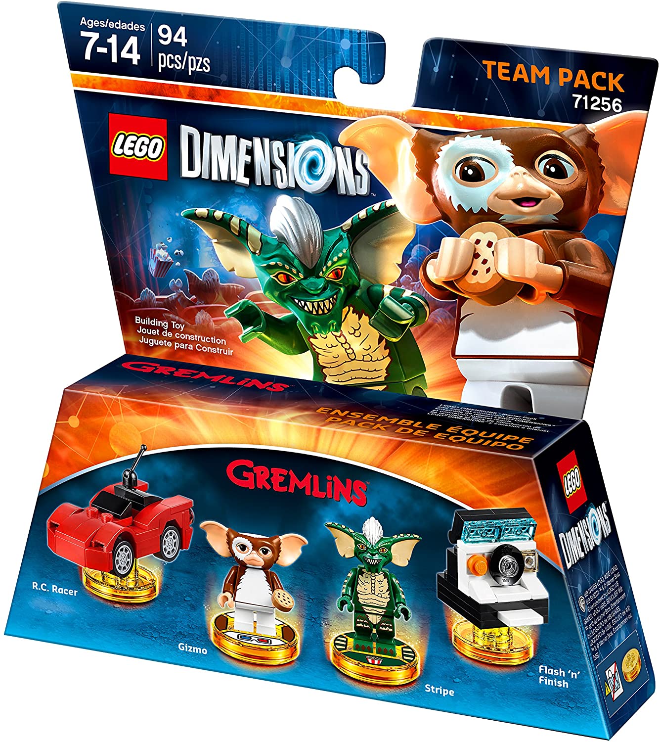 LEGO Dimensions: Gremlins Team Pack – Gizmo & Stripe zum Bauen mit Fahrzeugen, ab 7 Jahren