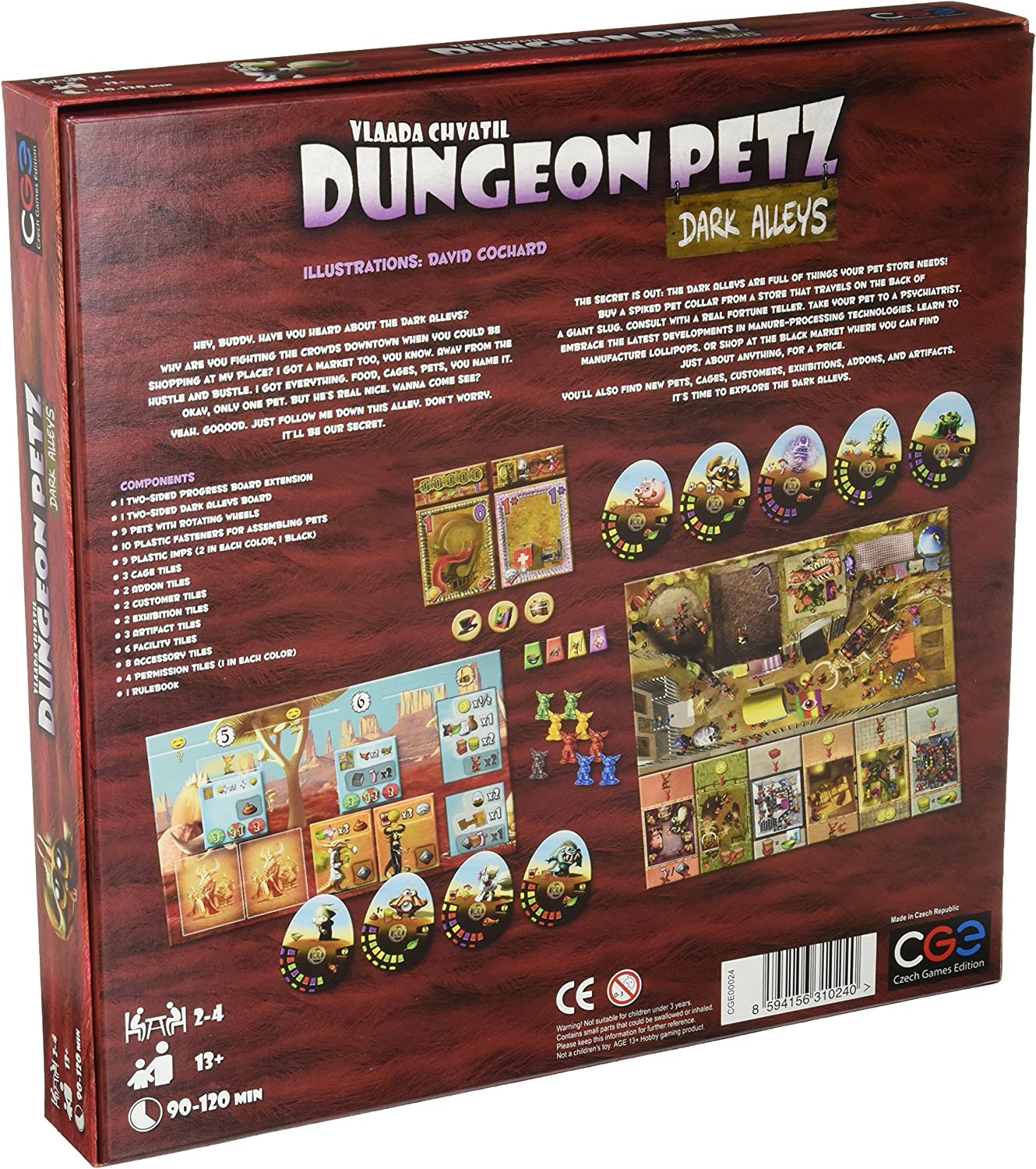 Czech Games Edition Dungeon Petz: Dark Alleys-Erweiterung