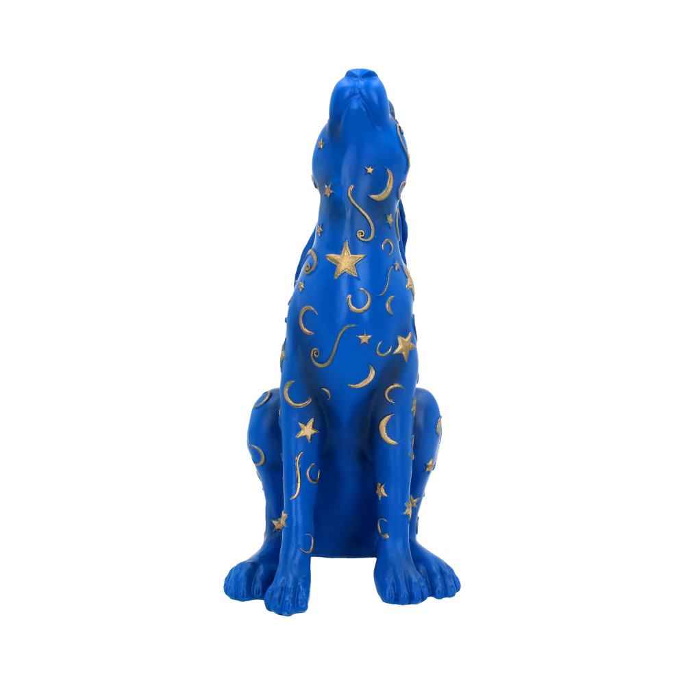 Nemesis Now Celestial Collection - Lepus Hare Figurine Blue Resin Statue with Gold Stars and Moons
