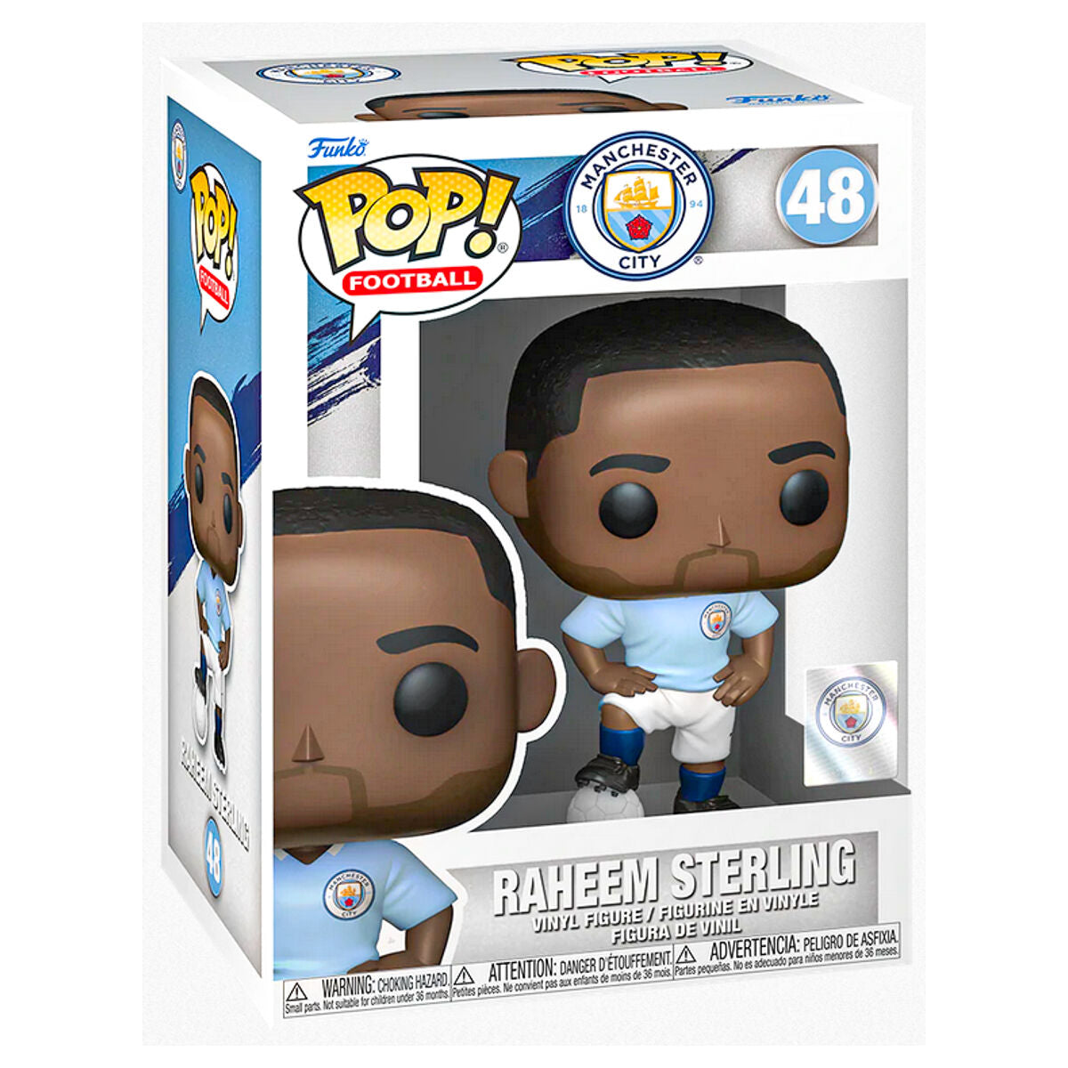 Funko Pop! Fußball – Raheem Sterling Manchester City #48 Vinylfigur